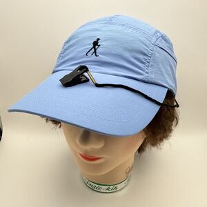 Royal Robbins Outdoor Clothing Blue Hat 5 Panel Nylon Zipper Pocket Strapback